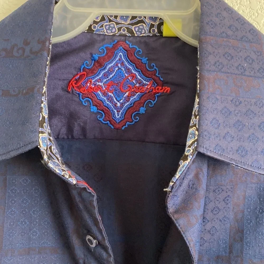 ROBERT GRAHAM Men’s Long Sleeves Shirt Size XL